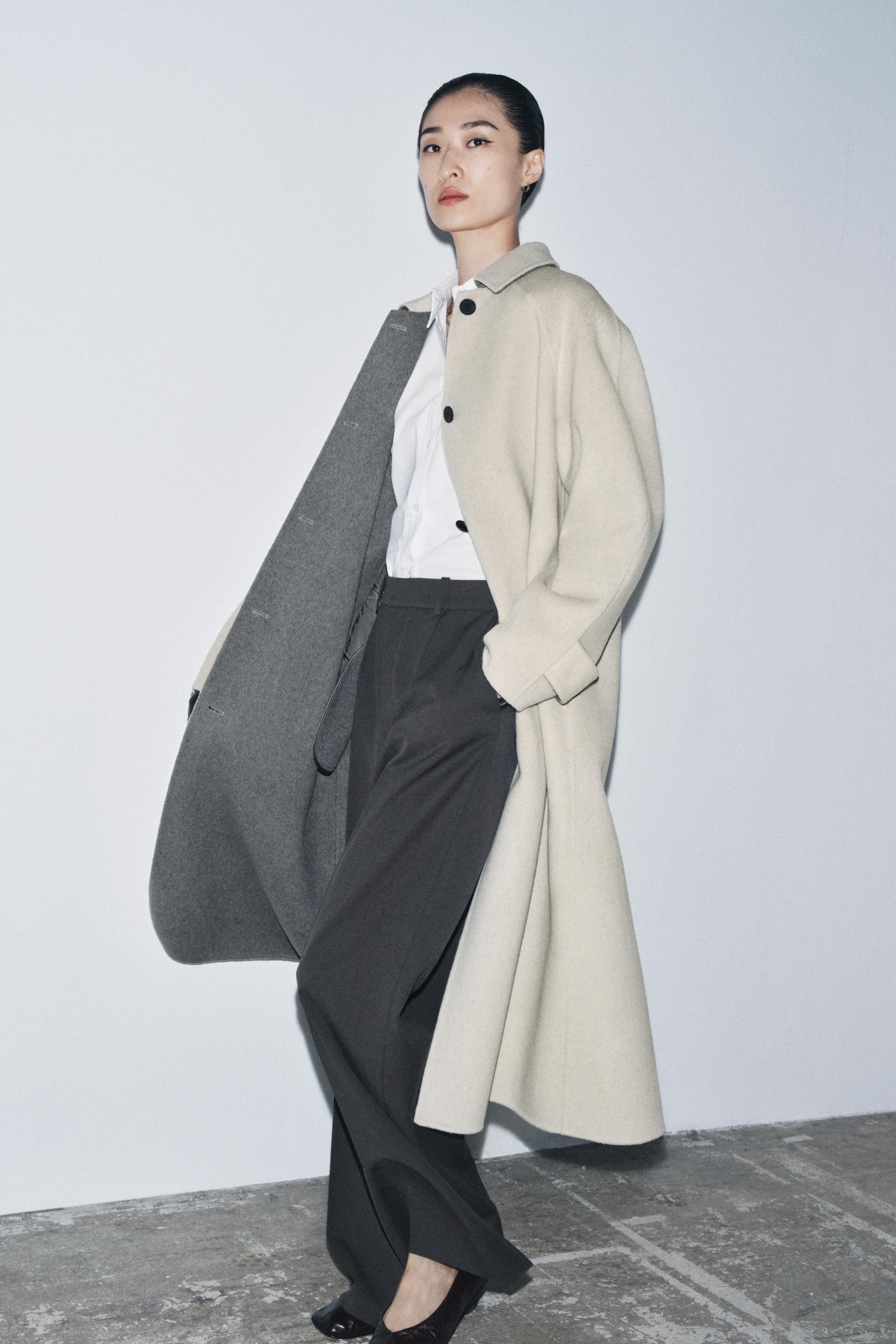 ZW COLLECTION LIMITED EDITION LONG WOOL BLEND COAT